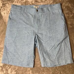 Peter Millar Crown Sport Shackleford Performance Hybrid Shorts Size 36 Blue Golf